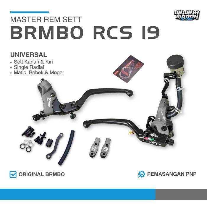 Master Rem Brembo Rcs 19 Corsacorta Handle Kiri Brembo Kopling Master Rem Rcs Vietnam Universal Semu