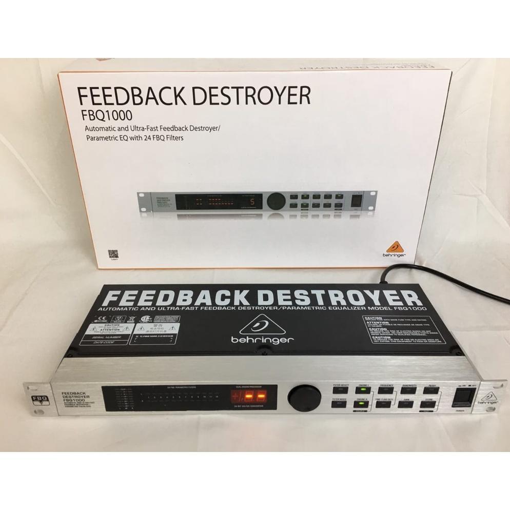 Sale Feedback Destroyer Behringer Fbq 1000 / Fbq1000 Anti Feedback Behringer