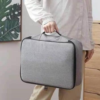 Tas Koper Passport Dokumen Anti Air Password Travel Box