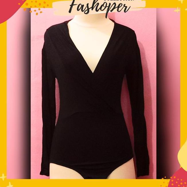 Bodysuit Atasan Lengan Bodysuit Atasan Lengan Panjang Panjang/Pendek Wanita Bangkok Var4225