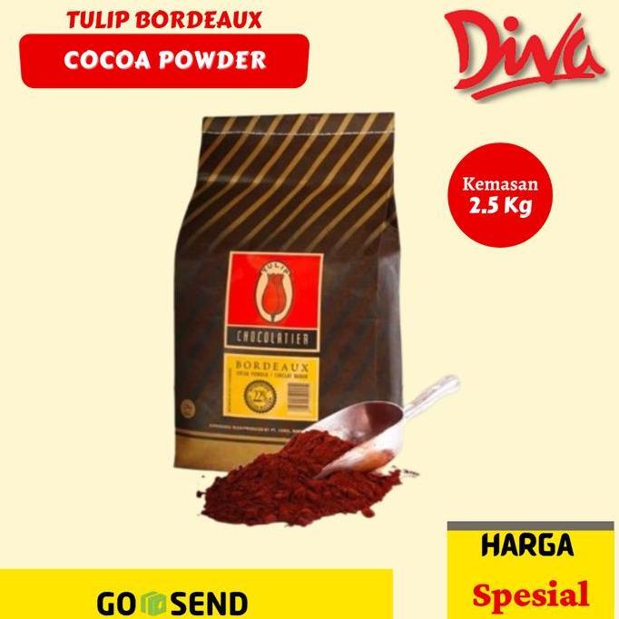 Cocoa Powder Tulip Bordeaux / Coklat Bubuk Bordeaux 2.5 Kg