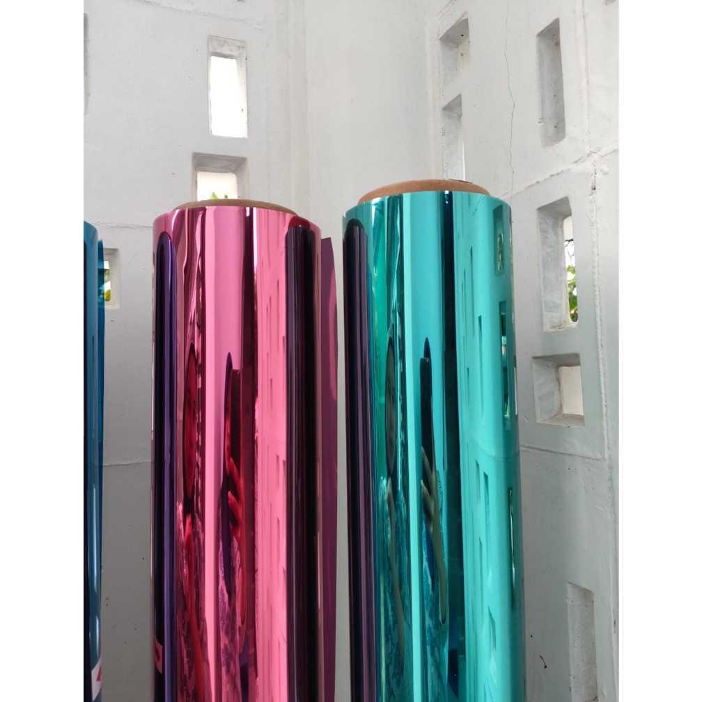 BEST SELLER STICKER KACA FILM SILVER BLUE, SILVER MERAH, SILVER HIJAU, SILVER GOLD / KACA FILM MERK 