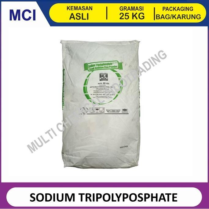 SODIUM TRIPOLYPHOSPHATE / STPP / STTP FOOD GRADE. || 25 kg.