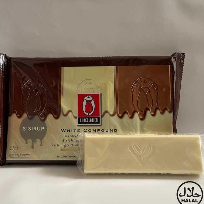 1 KG White Compound Tulip 1 KG / White Chocolate Tulip