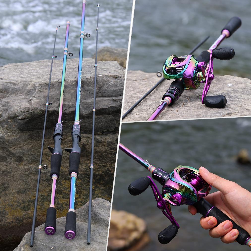 Sougayilang Pancingan 6-12Lb 180-210Cm Joran  2 Bagian Carbon Fiber Joran Ul Joran Bc Alat Pancing