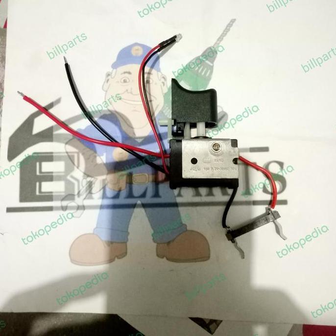 ] switch bor cas baterai cordles baterai bulat saklar batrei batre