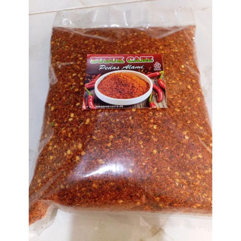 Terlaris CABE BUBUK KASAR PEDAS 1KG ,CABE BUBUK ,CABE KASAR, ABON CABE