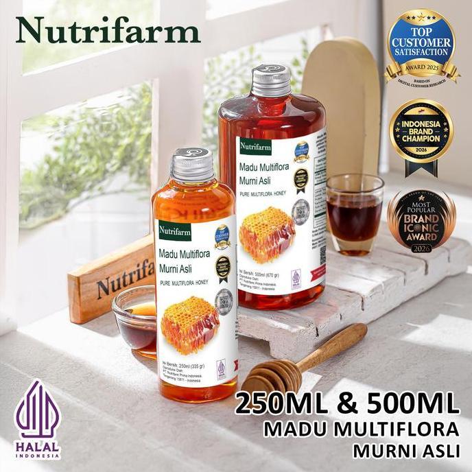 NUTRIFARM MADU MULTIFLORA 500 ML Organik NS