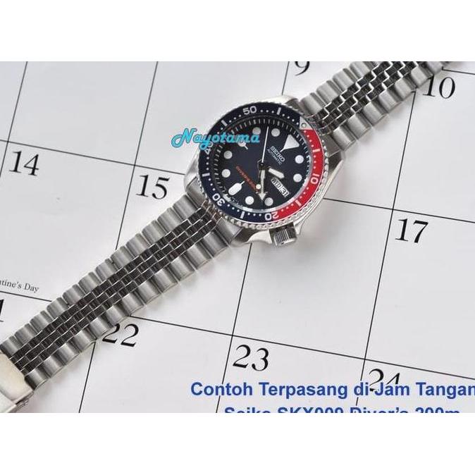 22mm Rantai Jubilee for Seiko SKX007 SKX009 SKX011 After Market