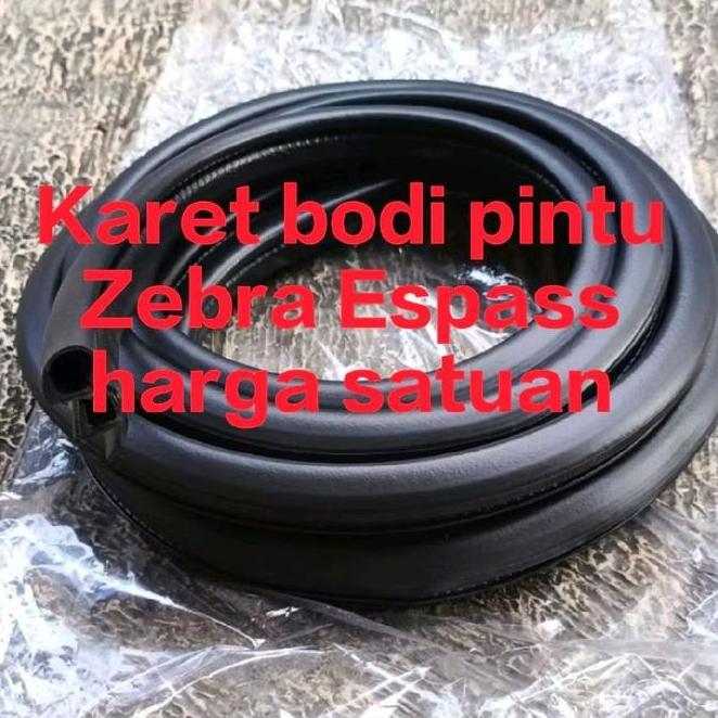 Karet Bodi Pintu Mobil Zebra Espass Harga Satuan