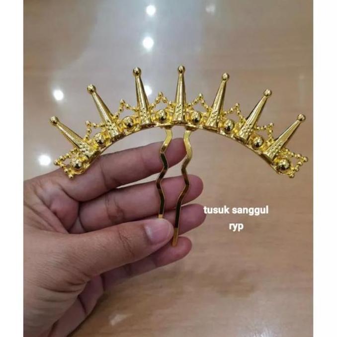 tusuk sanggul gondang 7 konde batak tusuk emas replika LS