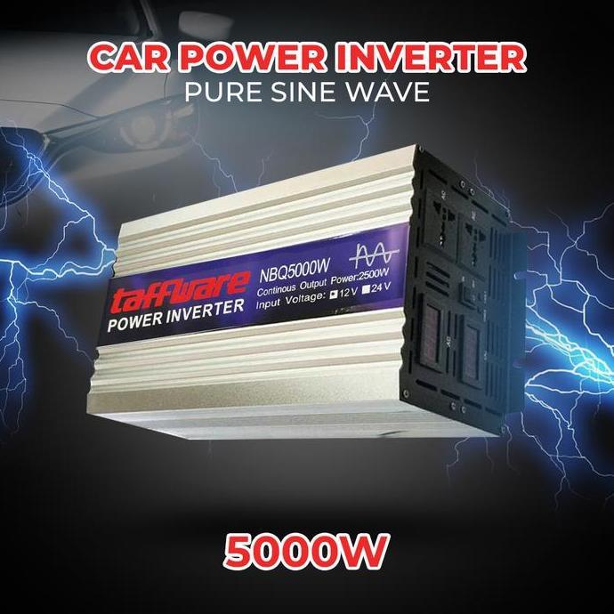 BEBAS ONGKIR - Inverter 5000 watt Pure Sine Wave DC 12v to AC 220v 5000 watt