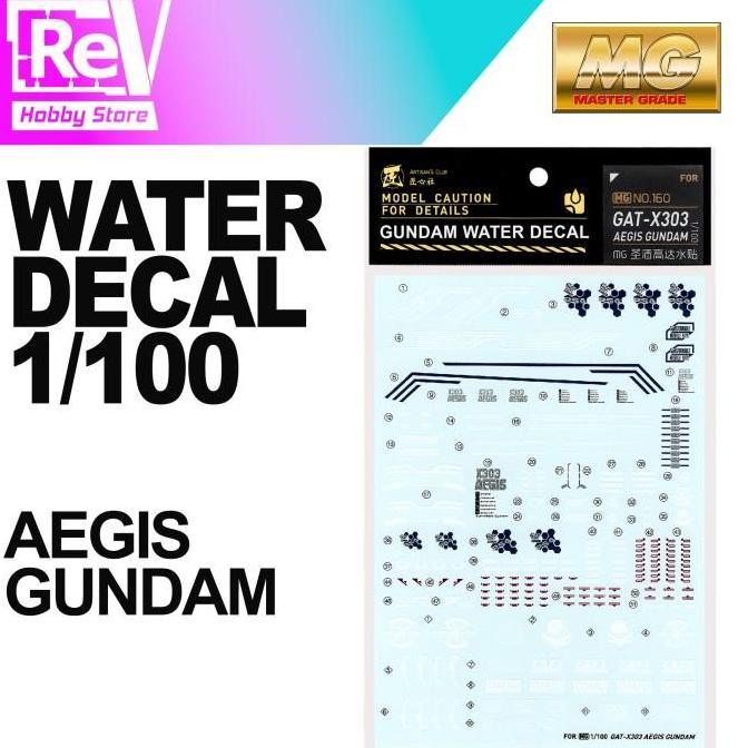 Promo GUNDAM WATER DECAL MG AEGIS GUNDAM MASTER GRADE Diskon