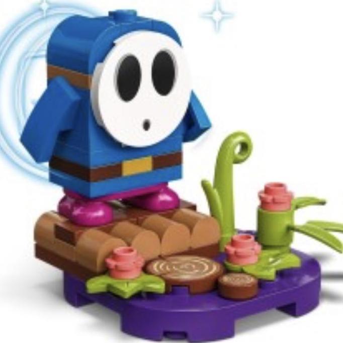 Promo LEGO 71410 Minifigures Blue Shy Guy Super Mario Luigi Series 5 Diskon