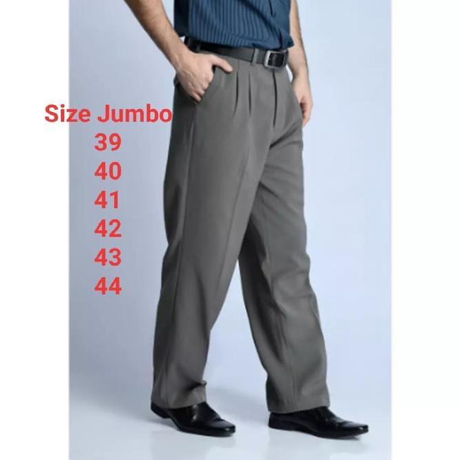 Celana Bahan Big Celana Bahan Big Size Formal Kerja/Celana Panjang Pria