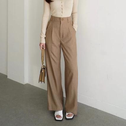 Termurah Viona Pants - Celana Panjang Wanita Highwaist - Losee Pants Celana Kulot Anti Kusut