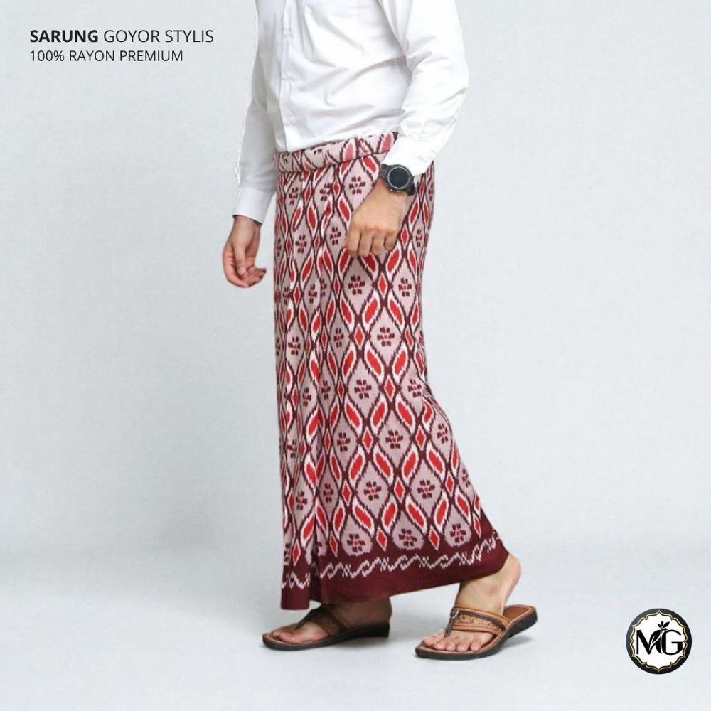 Sarung Goyor Pria Premium Original Motif Manggar New Series / Sarung Goyor Botol Premium Terbaru / S