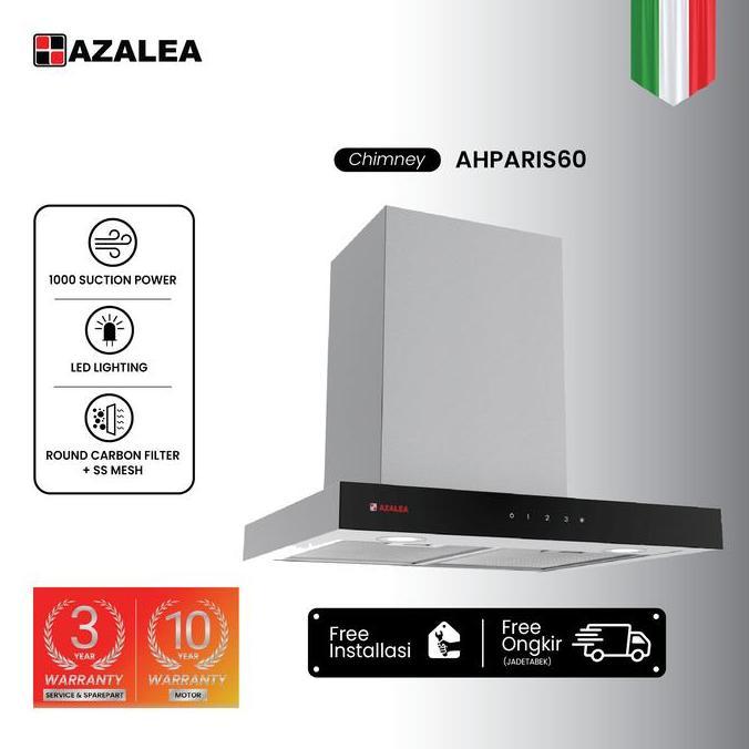 Azalea Cooker Hood Chimney AHPARIS60