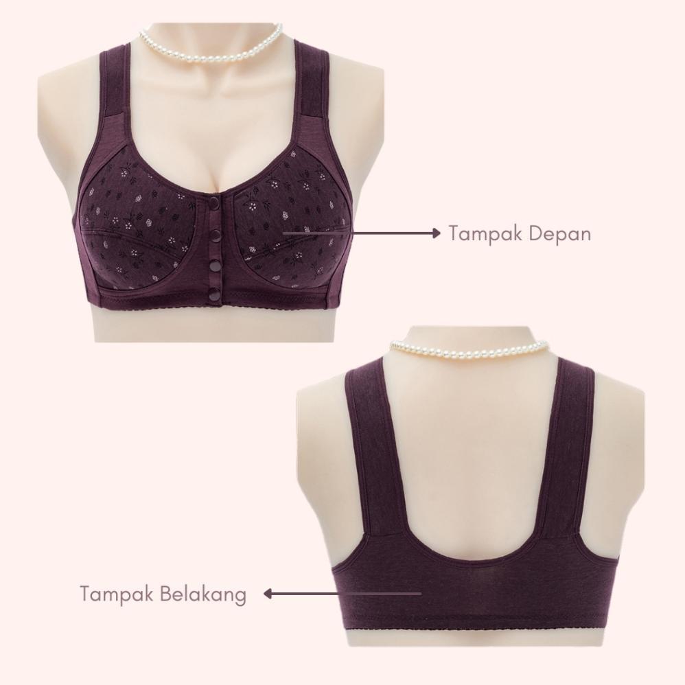 100% Aman Bra Kancing Depan Motif Bunga 3975 Bra Busui Bh Busui Bh Wanita Bra Wanita Beha Wanita Brw