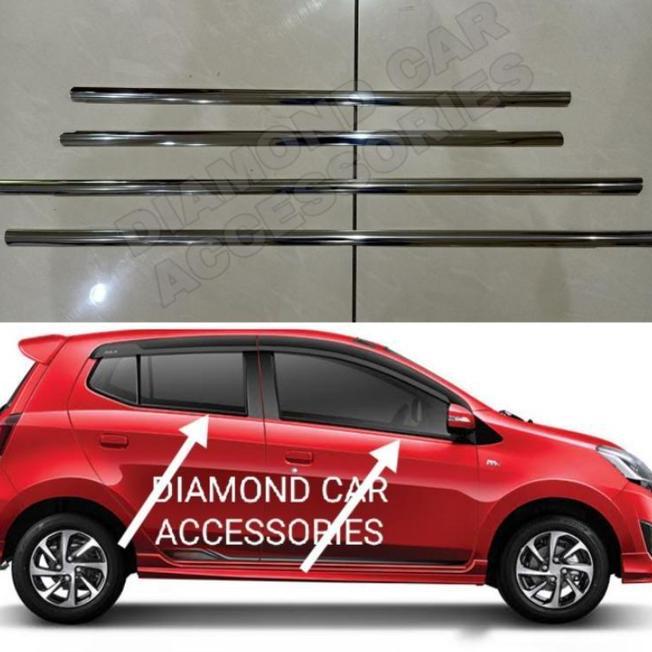 Lis Kaca Samping Kaca Mobil Agya Ayla Window Liner