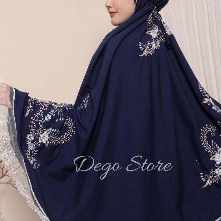 Dego - Mukena Dewasa Katun Premium Bordir Azizah Terbaru