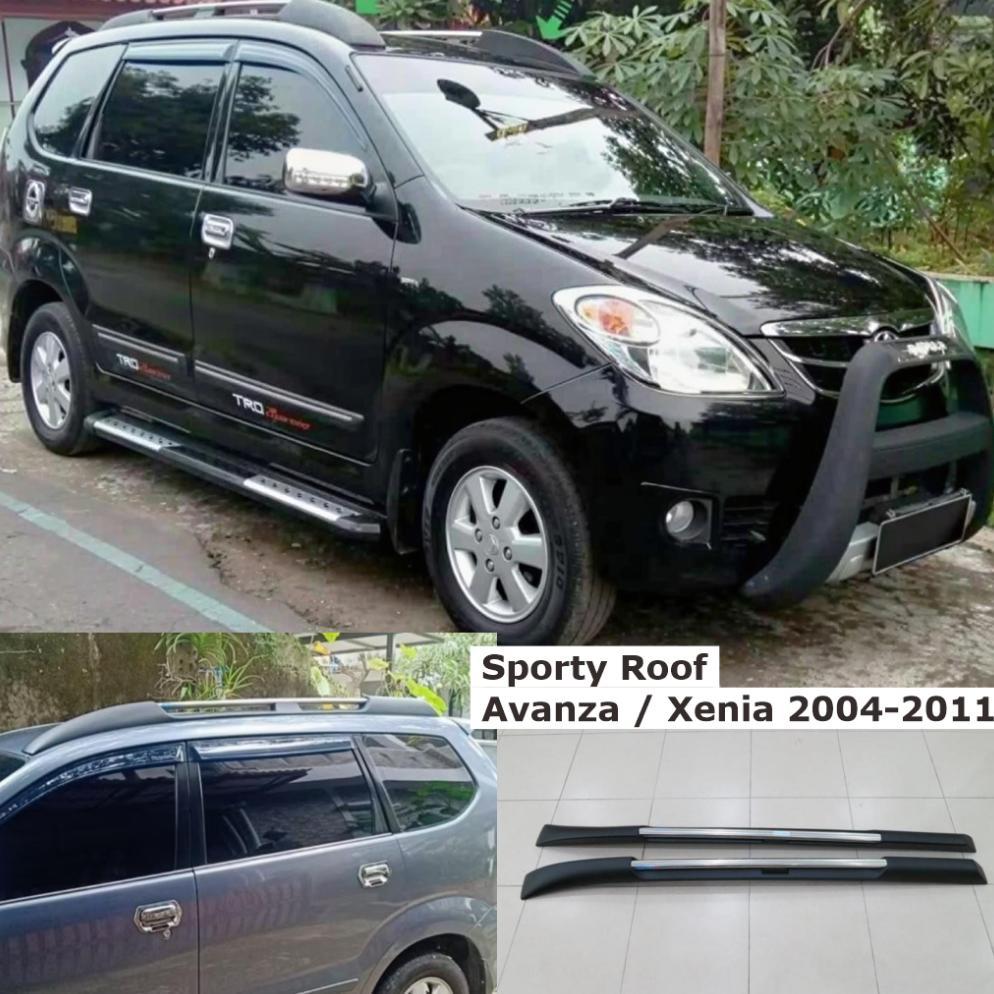 BEST SELLER TOYOTA AVANZA DAIHATSU XENIA 2004-2011 SPORTY ROOF RAIL RACK VARIASI ATAP MOBIL VVTI