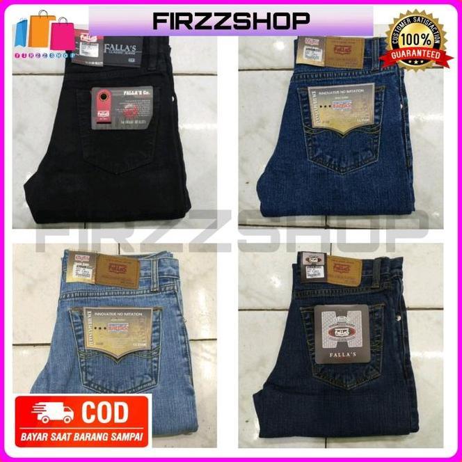 Celana Jeans Pria Celana Jeans Pria Fallas Slim Fit Denim Modern