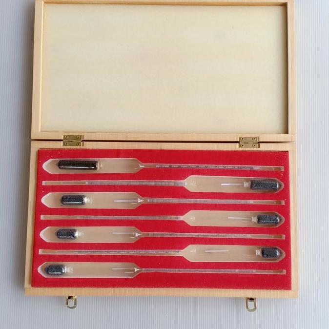 paling diminati] baume meter set isi 7 alat ukur derajat baume baumemeter