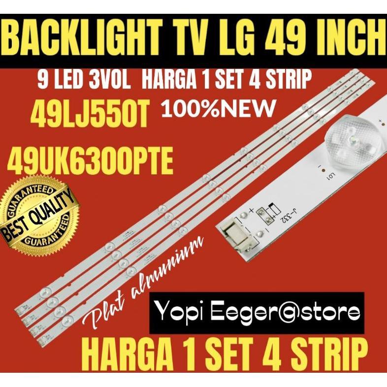 cuci gudang backlight tv lcd led lg 49 inch 49uk6300pte- 49lj550t backlight tv lg 49 inch