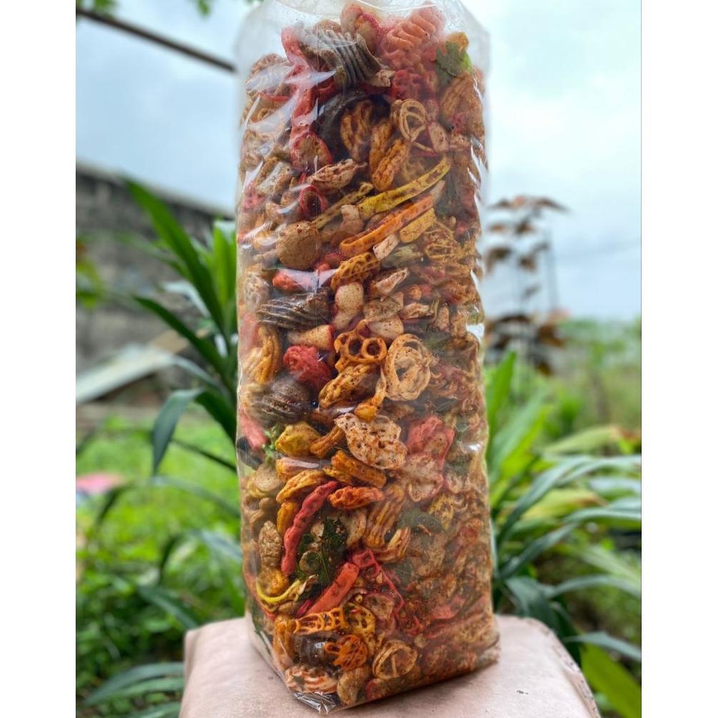 Terlaris Seblak kering pedas 1 ball. 2 kg seblak kencur,  kerupuk Seblak enak bikin nagih / seblak p