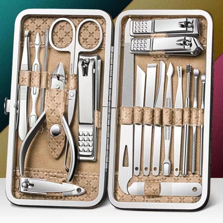 Gunting Kuku Set 19 in 1 Manicure Set 19 in 1 Perawatan Kuku