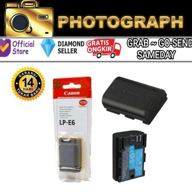 NEW CANON LP E6 / BATERAI CANON LP E6 / BATTERY CANON LP-E6 LPE6