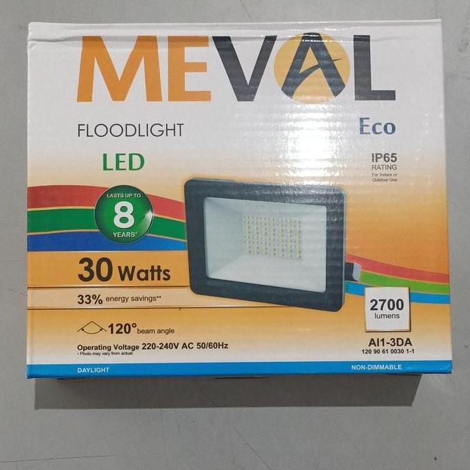 BEBAS ONGKIR - Lampu Flood Light LED 30W 30 Watt 30 W Lampu Sorot Lampu Taman Meval