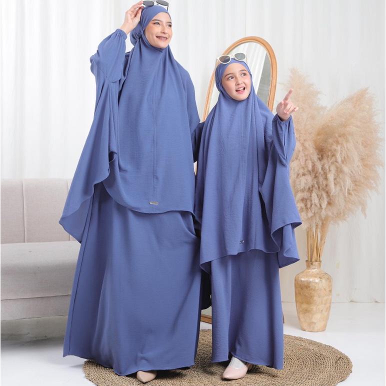 RECOMMENDED Luthfia kids - Gamis Syari Mom and kids KHAWLA SET