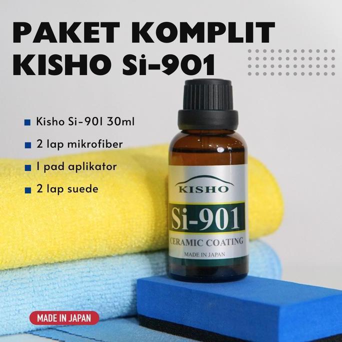 TERMURAH - Nano Ceramic Coating KISHO 901 Original Jepang Paket Komplit ASLI
