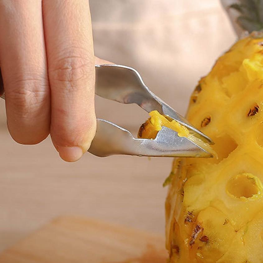 Pisau Pengupas Mata Nenas Set/Alat Pengupas Biji Nenas/Set Pisau Nanas