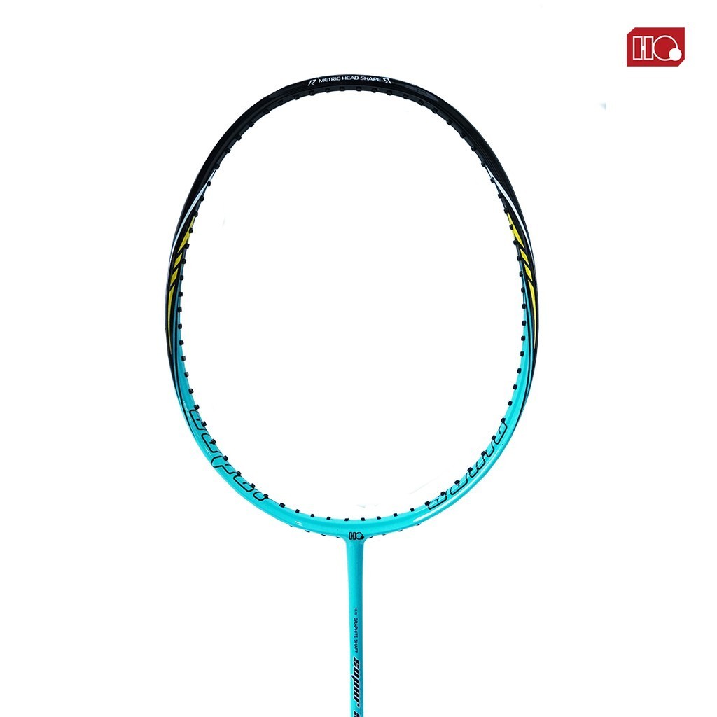 Hi-Qua Raket Badminton Bulutangkis Super Sonic Senar Terpasang Full Set Siap Pakai