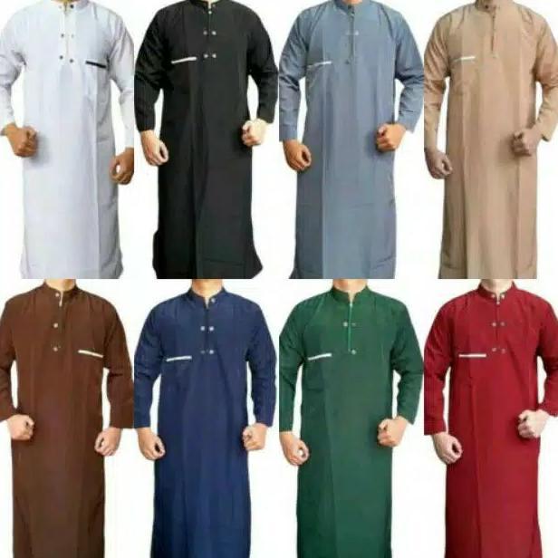Value Pack Jubah Gamis Pria Dewasa Pakistan Kurta Arab Baju Muslim Pria Premium