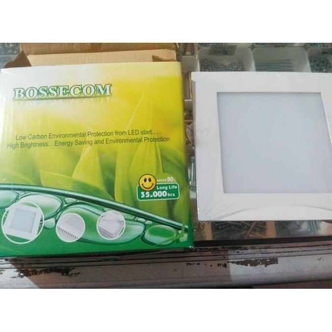 TERMURAH - Downlight LED segi 6" 12 watt Bossecom