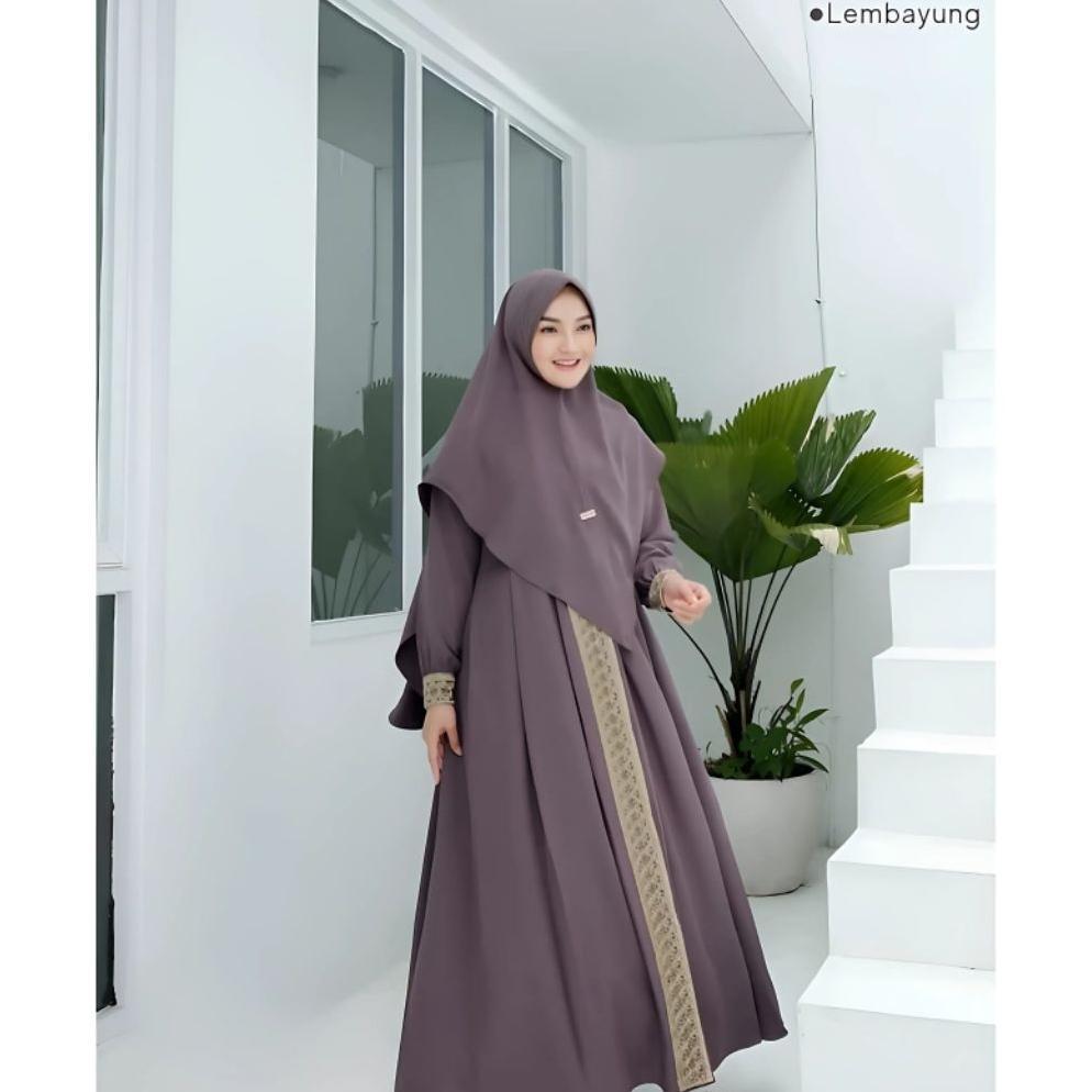 TERBARU GAMIS SYARI KANAYA TERBARU SET WANITA DEWASA JUMBO TERBARU GAMIS KONDANGAN GAMIS LEBARAN