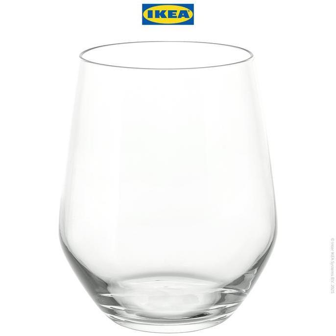 IKEA IVRIG gelas kaca bening berkualitas 45cl