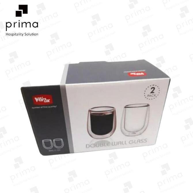 Winox Double Wall Glass 80ml 2 Pcs/Set