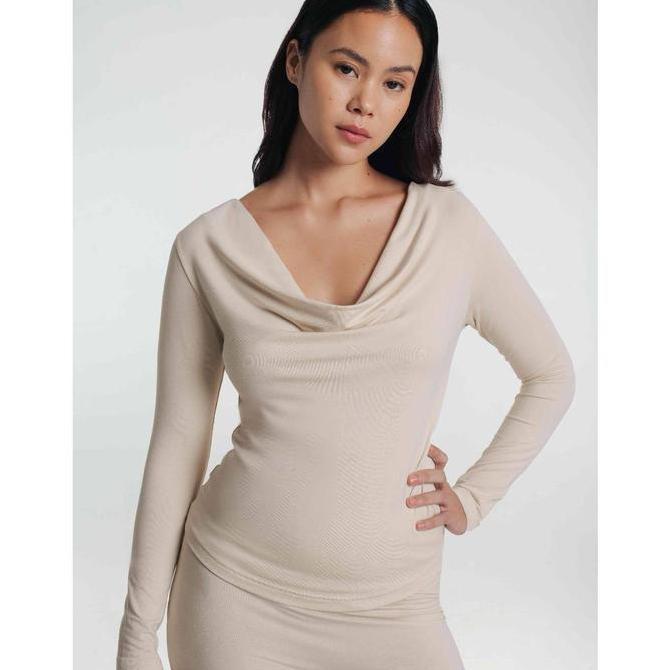 Goena Drea Drape Goena Drea Drape Long Sleeve Top