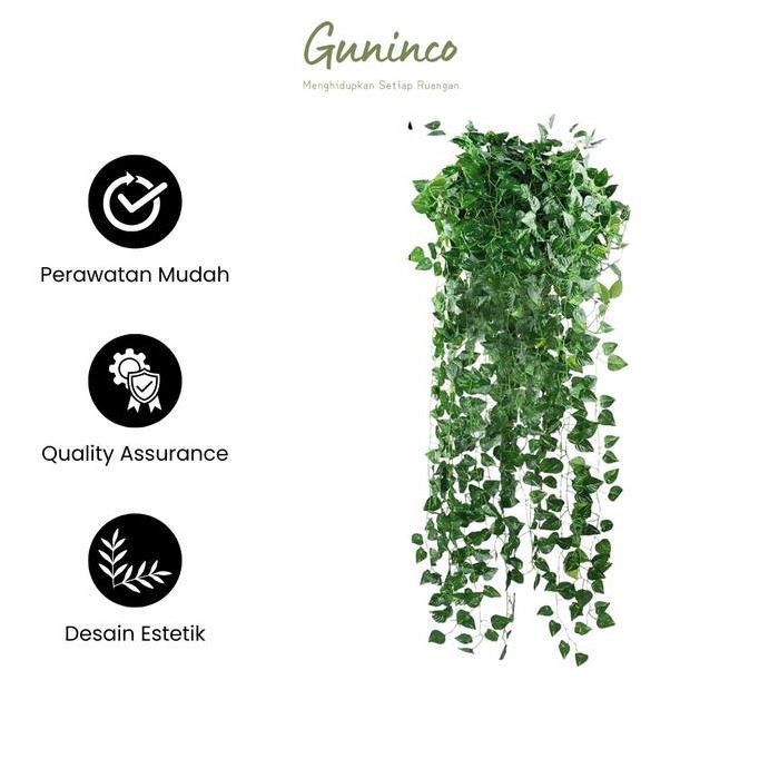 DAUN RAMBAT ARTIFICIAL Daun Rambat Plastik Gantung Daun Anggur Ivy Hiasan Dinding Kamar Aesthetic Ta