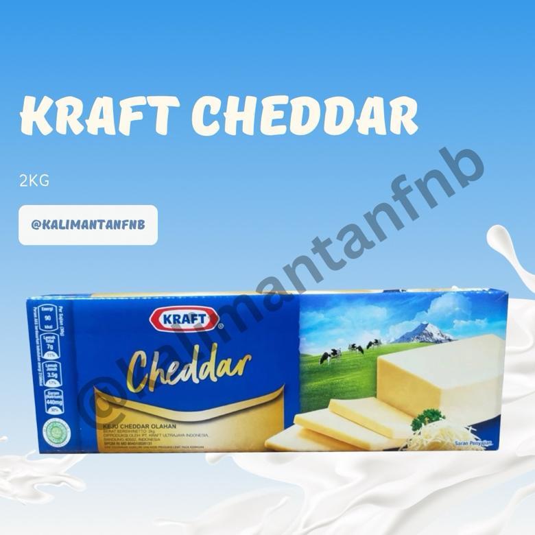 Grosir Kraft Cheddar 2Kg / Keju Kraft Cheddar 2Kg
