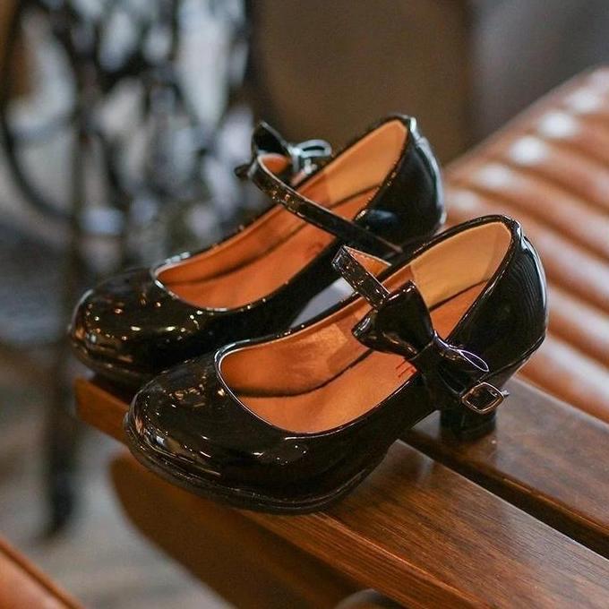 Heels Premium Hak Kecil Pita Cantik Mewah Cocok untuk Pesta / Sepatu Anak Cewek Cantik Model Heels P