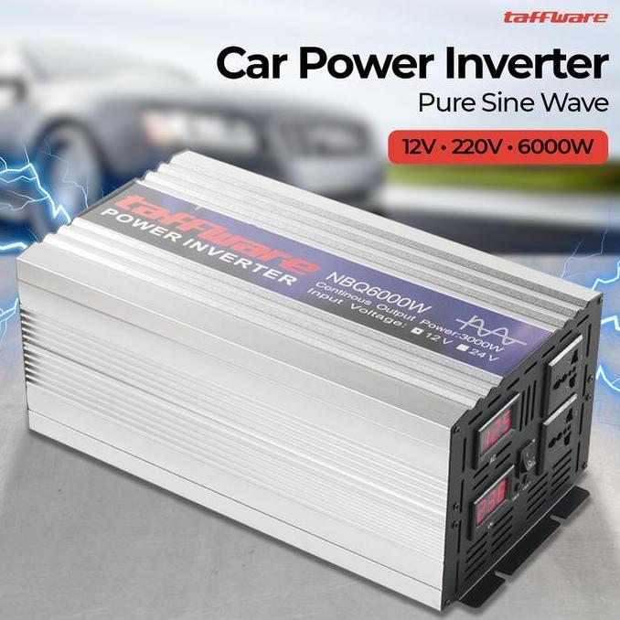 Inverter Pure Sine Wave 6000 watt DC 12v/24v To AC 220V