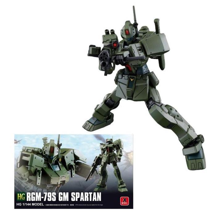 EZVECHE HG 1/144 JMS RGM 79GS GM Spartan Fighter Model kit Plamo