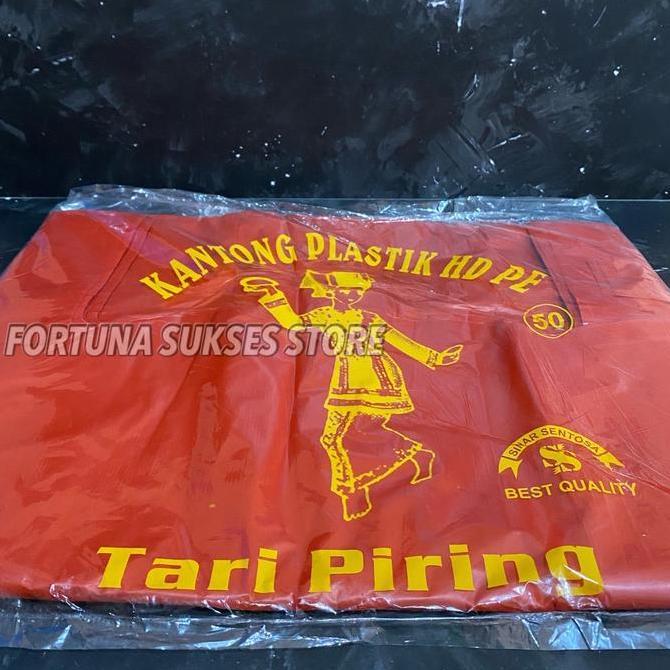 Avvolgere- Kantong Plastik Kresek 50 Merah - Kantong Plastik Kresek Jumbo Merah