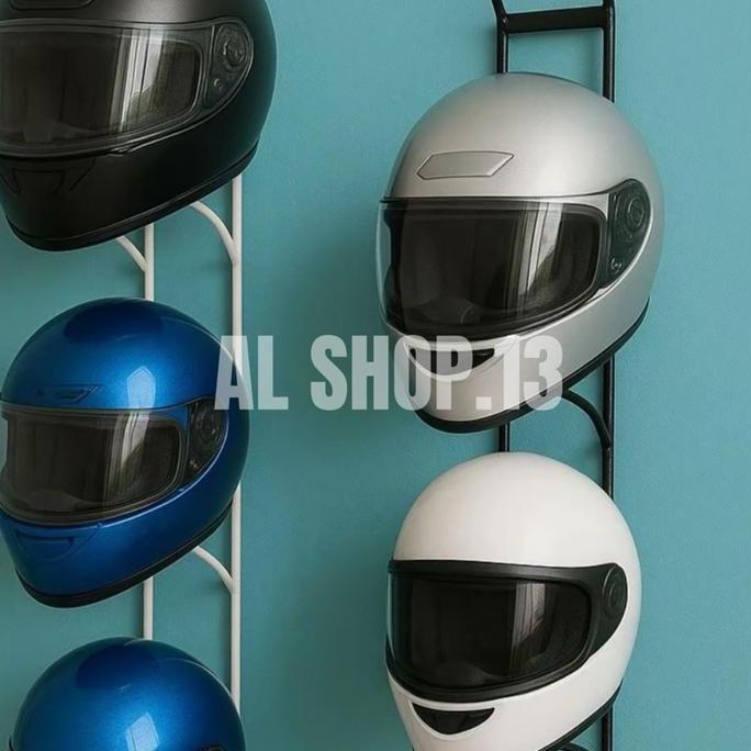Rak helm/tempat helm/rak dinding susun 5
